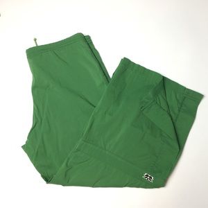 Be Present Agility Crop Yoga Pants Green Small